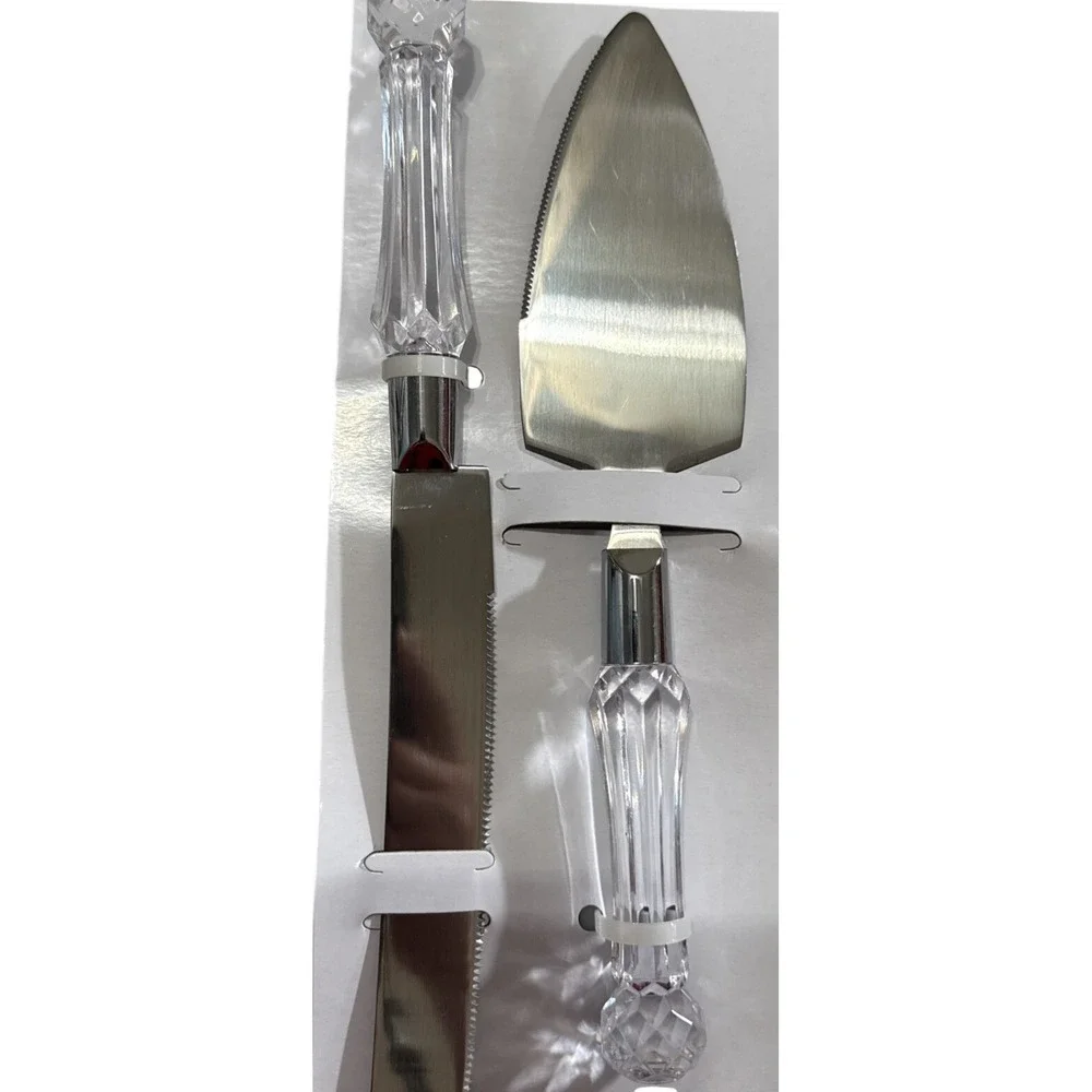 Cake‎ Knife Wilton And Server 10 Inches Silver Plate Decorative Handles